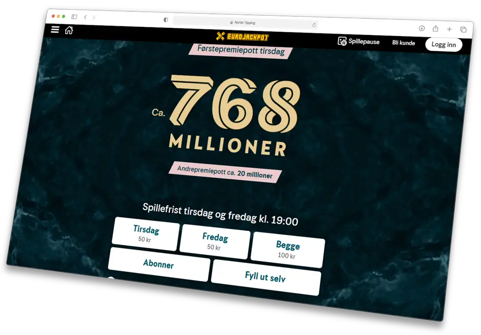 Norsk Tipping eurojackpot